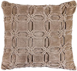 PTMD Nasim Cream Cotton Cusion Square Pattern Square S