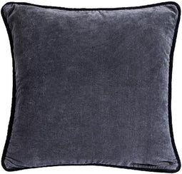 PTMD Nasim Dark Grey Cotton Cusion With Border Square S