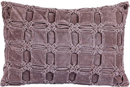 PTMD Nasim Pink Cotton Cusion Pattern Rectangle