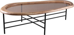 PTMD Neelix Natural Rubberwood Organic Coffeetable L