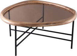 PTMD Neelix Natural Rubberwood Organic Coffeetable M