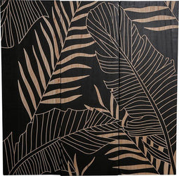 PTMD neeron zwart wandpaneel palmbomen set van 3