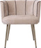 PTMD Nell Beige Dining Chair Aphrodite 3 Stripes