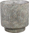 PTMD Nigel Grey Cement Round Pot Lines Pattern Big L