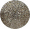 PTMD Nikael Bronze Round Poly Shell Bamboo Wall Panel L