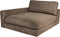 PTMD Nilla sofa chaise longue arm Left SiC Ant5 Brown