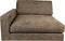 PTMD Nilla sofa chaise longue arm Left SiC Ant5 Brown
