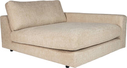 PTMD Nilla sofa chaise longue arm Right SiC Ant Sand