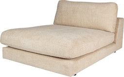 PTMD Nilla sofa chaise longue no arm SiC Ant3 Sand