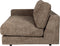 PTMD Nilla sofa with armrest L SiC Ant5 Brown