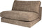 PTMD Nilla sofa without arm SiC Ant5 Brown