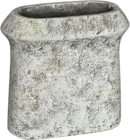 PTMD Nimma Grey Cement Pot Wide Top Oval M