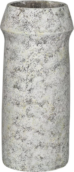 PTMD Nimma Grey Cement Pot Wide Top Round High L