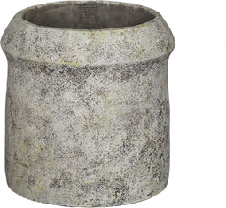 PTMD Nimma Grey Cement Pot Wide Top Round L