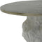 PTMD Nimo White Marble Plateau Antique Gold Top