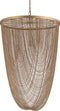 PTMD Nishan Gold Iron Chains Round Hanging Lamp L