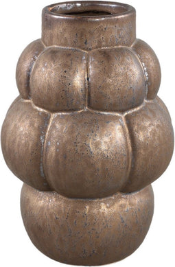 PTMD Nolay Vaas - 16 x 16 x 22 cm - Keramiek - Brons