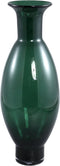PTMD Nory Green Glass Bulb Vase Round Long
