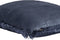 PTMD Nous Blue Velvet Cushion With Fringes Rectangle