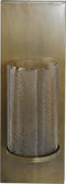 PTMD Novo Wand Kandelaar - 22 x 18 x 60 cm - Glas - Goud