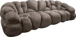 PTMD Nubibus Sofa Dark Taupe