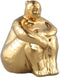 PTMD Oday Gold Ceramic Women Statue Sitting B