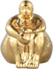 PTMD Oday Gold Ceramic Women Statue Sitting B
