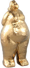 PTMD Oday Gold Ceramic Women Statue Standing A