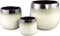 PTMD Oliver Cream Ceramic Pot Ombre Round SV3