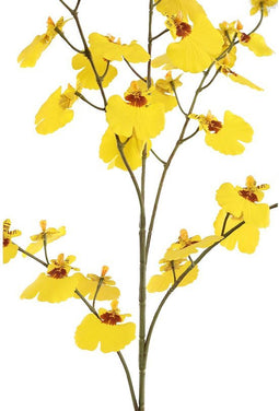 PTMD Oncidium Kunstbloem - 46 x 33 x 99 cm - Kunststof - Geel