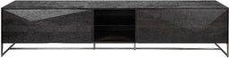 PTMD Onyx tv Cabinet Black/ Black