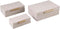 PTMD Opbergbox Orlinn - 30x20x10 cm - Stof - Beige - Set van 3