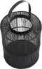 PTMD Orise Lantaarn - 20 x 20 x 25,5 cm - Ijzer - Zwart