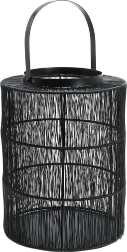 PTMD Orise Lantaarn - 25,5 x 25,5 x 33,5 cm - Ijzer - Zwart