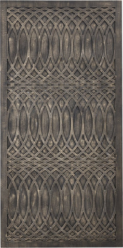 PTMD Osher Grey MDF Wavy Carved Wallpanel Rough L