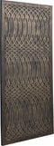 PTMD Osher Grey MDF Wavy Carved Wallpanel Rough L
