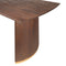 PTMD Ostara Brown mango wood diningtable 200cm gold leg
