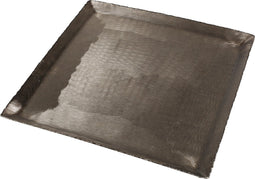 PTMD Pearce Vierkant Plateau - 47 x 47 x 3 cm - Aluminium - Zilver