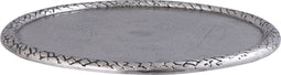 PTMD Plateau Fahdi - 30x30x2 cm - Aluminium - Zilver