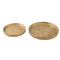 PTMD Plateau Kasim - 33x33x3 cm - Keramiek - Goud
