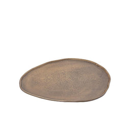 PTMD Plateau Kora - 30x25x1 cm - Aluminium - Messing