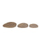 PTMD Plateau Kora - 30x25x1 cm - Aluminium - Messing