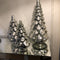 PTMD Quinty Kerstboom Beeld Antiek - H38 x Ø18 cm - Glas - Zilver