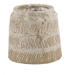 PTMD Rayan Ronde Bloempot - H14,5 x Ø15,5 cm - Keramiek - Groen