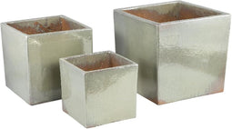 PTMD Raymon Pearl Ceramic Pot Square SV3