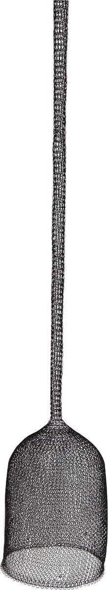 PTMD Rein Ronde Lampenkap - H90 x Ø15 cm - RVS - Zwart