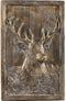 PTMD Reindeer Wandpaneel - 45 x 7 x 70 cm - Magnesium - Goud