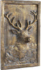 PTMD Reindeer Wandpaneel - 45 x 7 x 70 cm - Magnesium - Goud