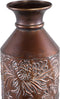 PTMD Rella Copper Metal Bottle Shaped Pot Round