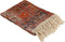 PTMD Renee Plaid - 170 x 125 x 2 cm - Katoen -Rood
